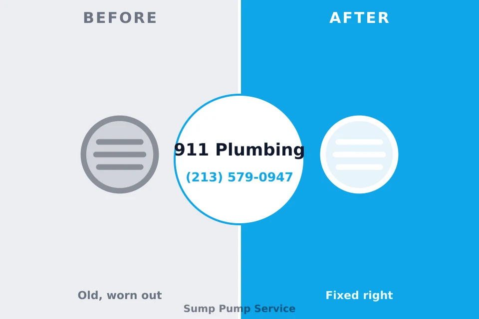 Before and after: plumbing repair Midway, FL